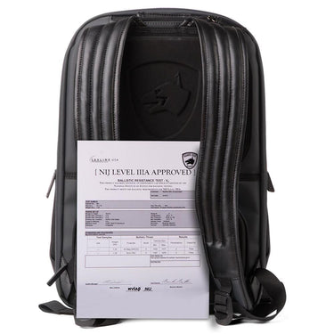 Defense Divas® Bullet Blocker ProShield Pro Executive Bulletproof Laptop Backpack